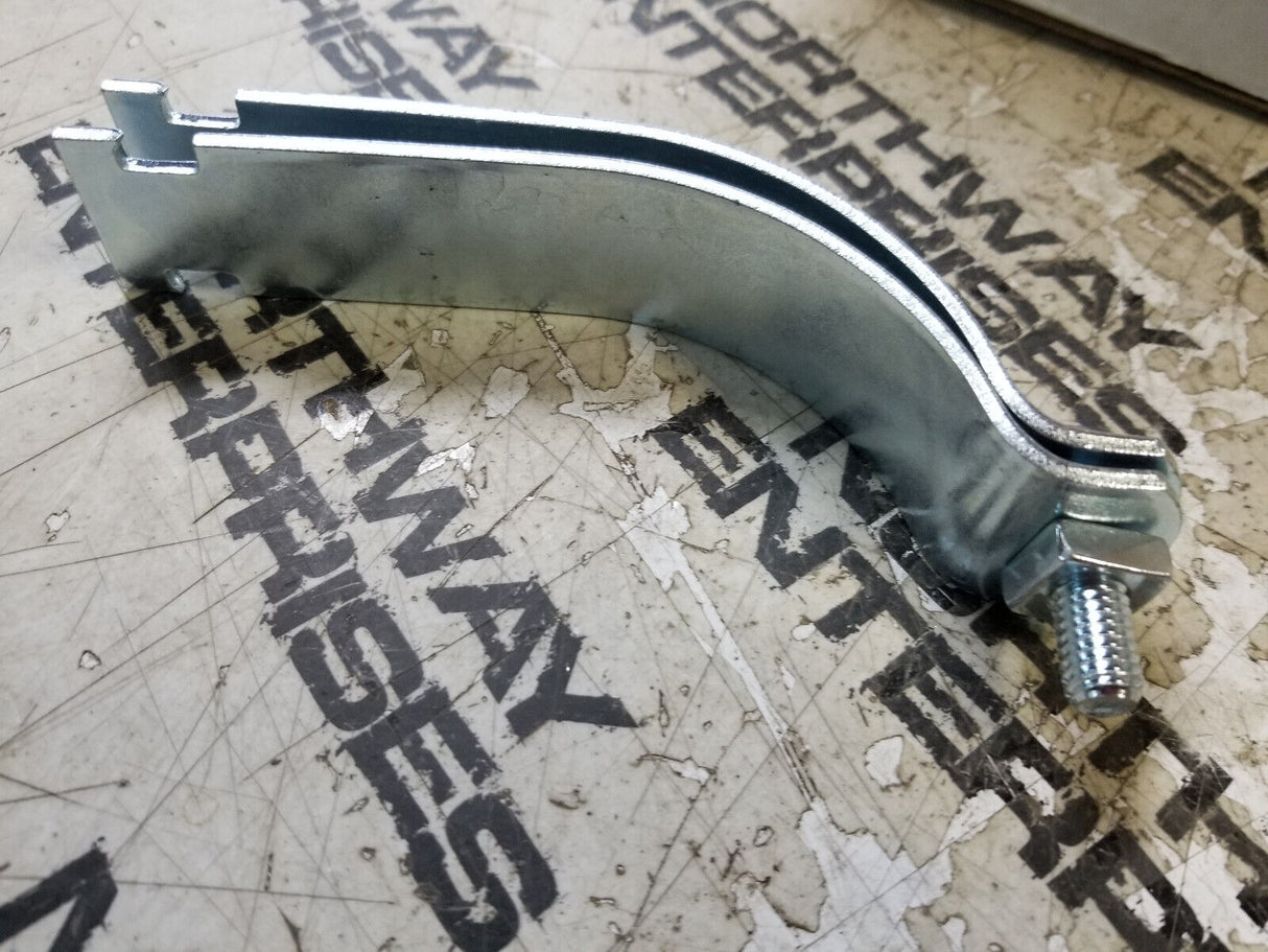 BOX OF 25PC 7873 4 in. Electroplated Zinc Steel Strut Pipe Clamp FNW7873Z0400