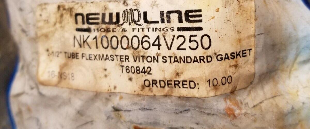 1 PC NK1000064V250 Danfoss Flexmaster Tube Fluorocarbon VITON Gasket - 2.50"
