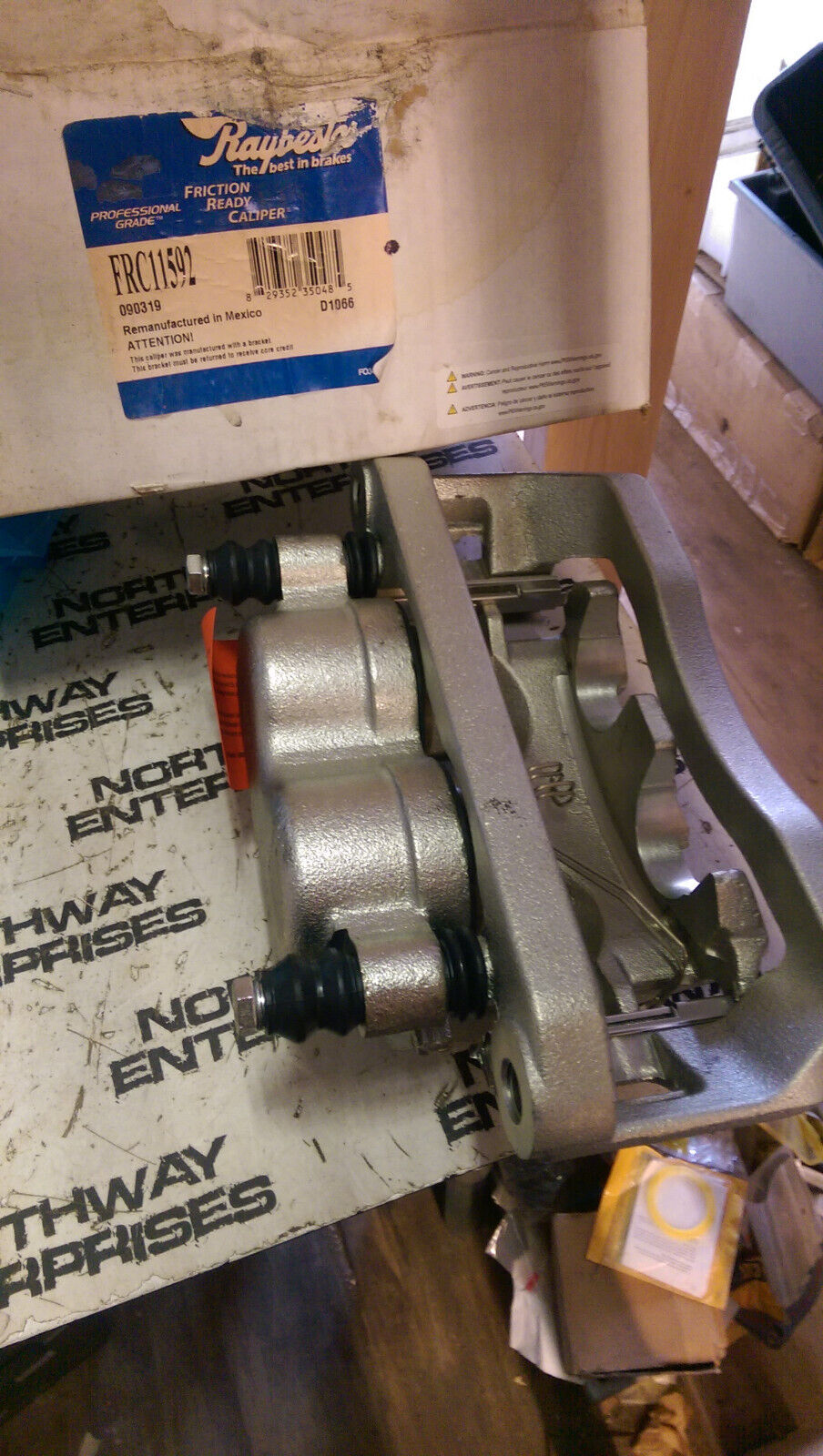 Raybestos FRC11591 Professional Grade Remanufactured, Semi-Loaded Disc Brake Cal