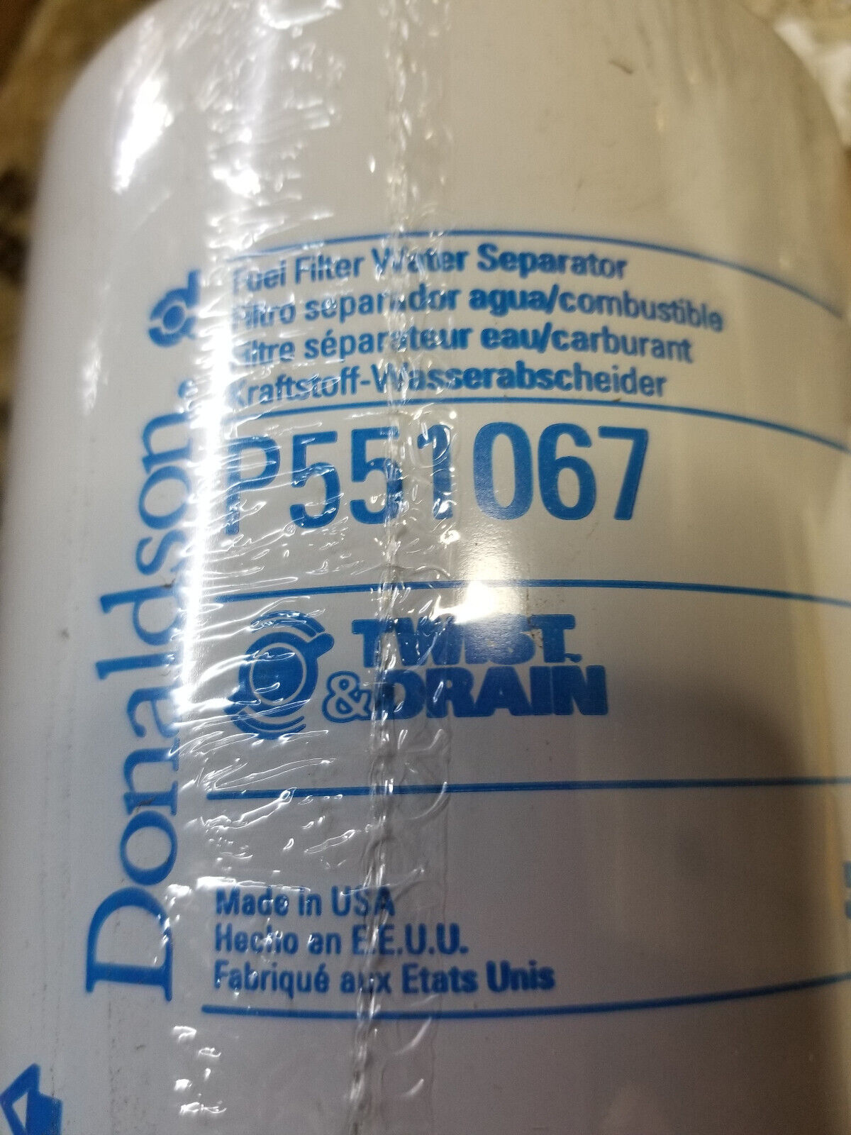 Donaldson Fuel Filter Water Separator - P551067