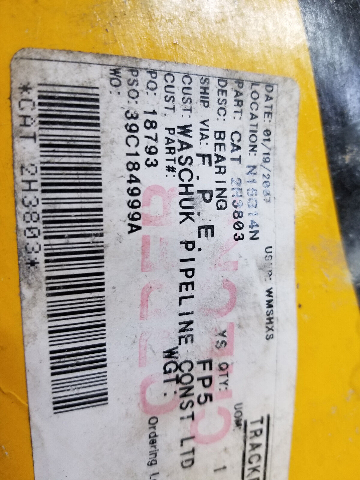 2H-3803 CATERPILLAR BEARING 2H3803 571G 561B 561D 561C 631K 631E 637K 631G 633E