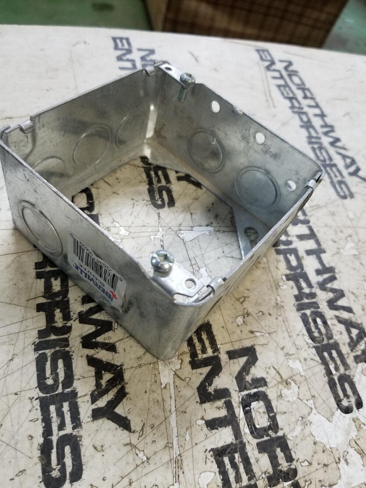 BOX OF 35PC - BC53171-K IBERVILLE 4" SQUARE EXT RING 2-1/8