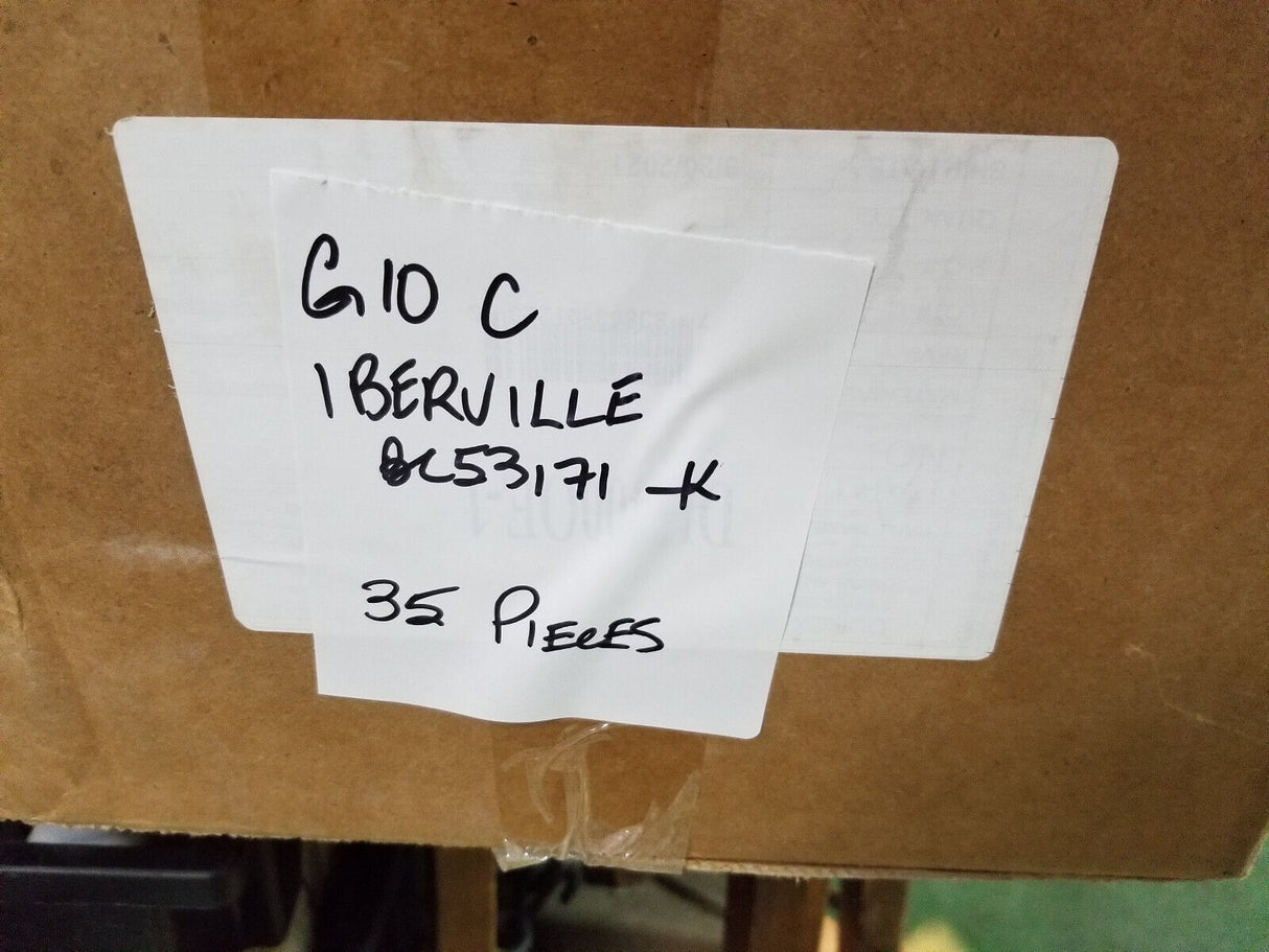 BOX OF 35PC - BC53171-K IBERVILLE 4" SQUARE EXT RING 2-1/8