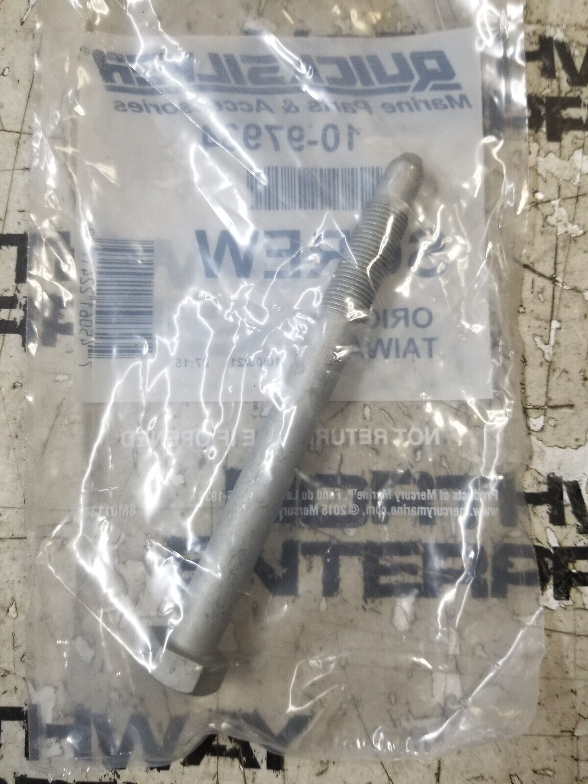LOT OF 4pc - QUICKSILVER 10-97934 Mercury Screw Bolt