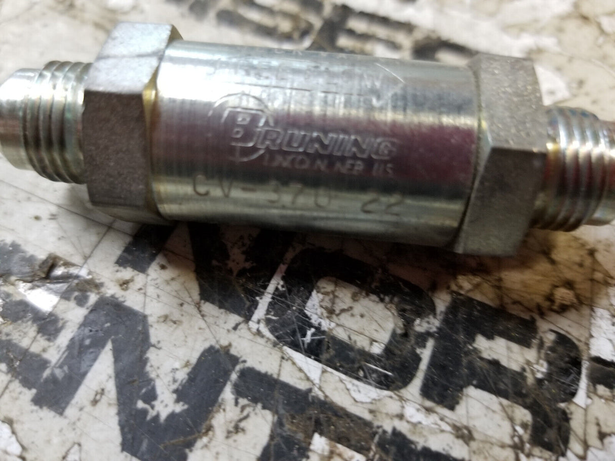 GENUINE CAT 1U-0423 44.50mm Long Straight Fluid Check Valve 1U0423