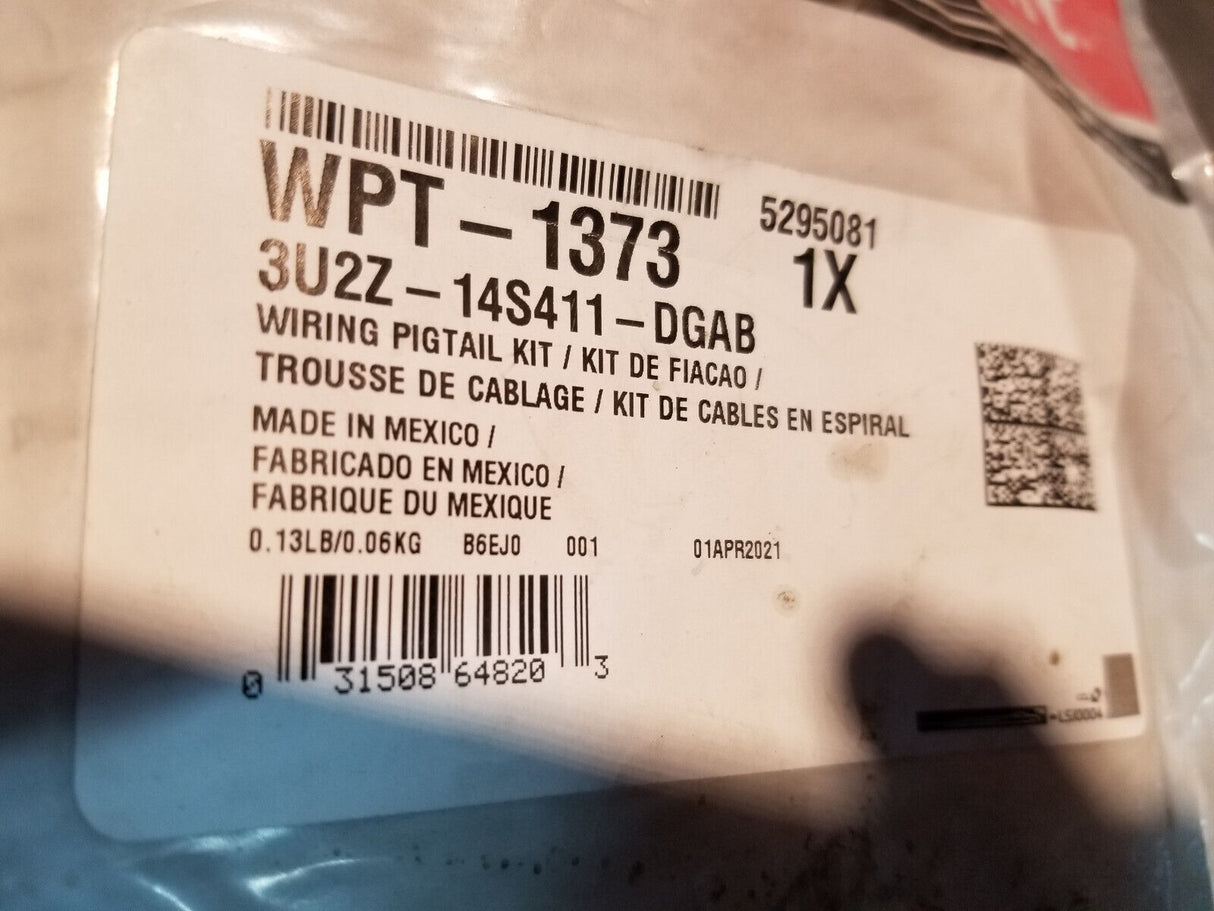 New Motorcraft WPT-1373 Fuel Pump Pigtail Ford 3U2Z-14S411-DGAB