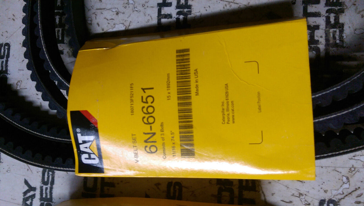 6N-6651 CATERPILLAR BELT 6N6651