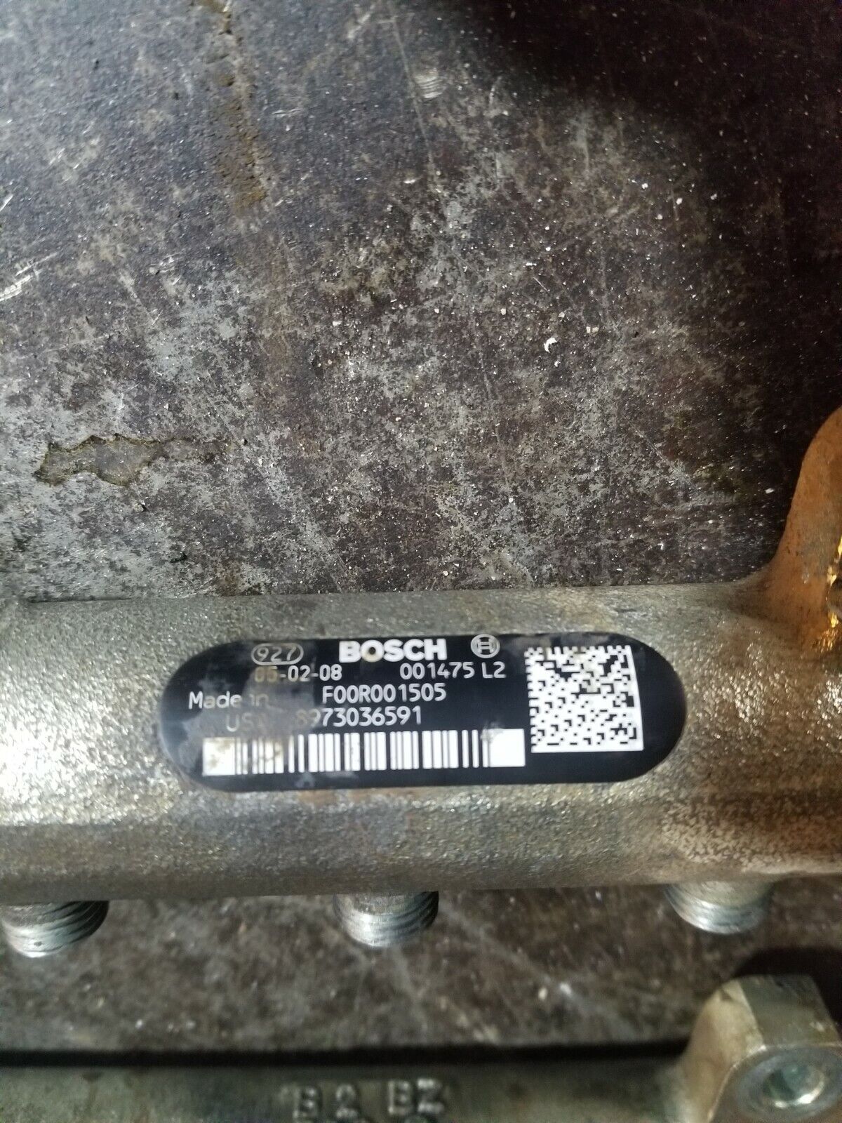 04 05 2004 2005 Chevy GMC 6.6 LLY Duramax Fuel Rails 8973036591 8973036580 r5211