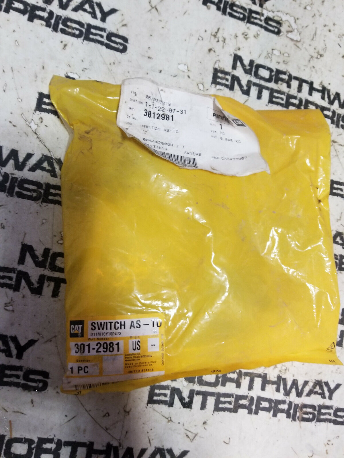 301-2981 CATERPILLAR SWITCH