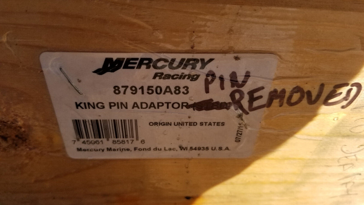 Mercury Racing 879150A83 8M0039180 Mercruiser Adaptor-Kingpin