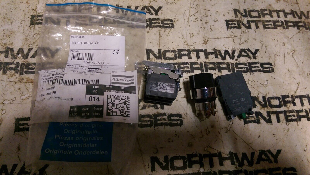 1089026311 ATLAS COPCO SELECTOR SWITCH GENUINE