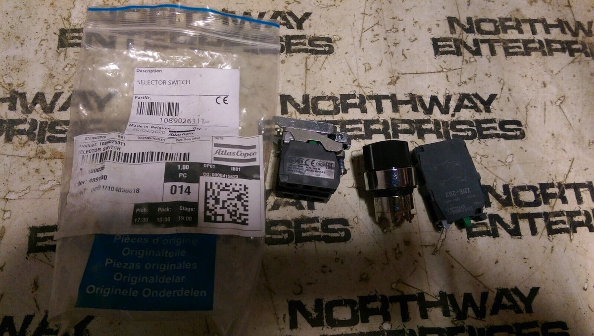 1089026311 ATLAS COPCO SELECTOR SWITCH GENUINE