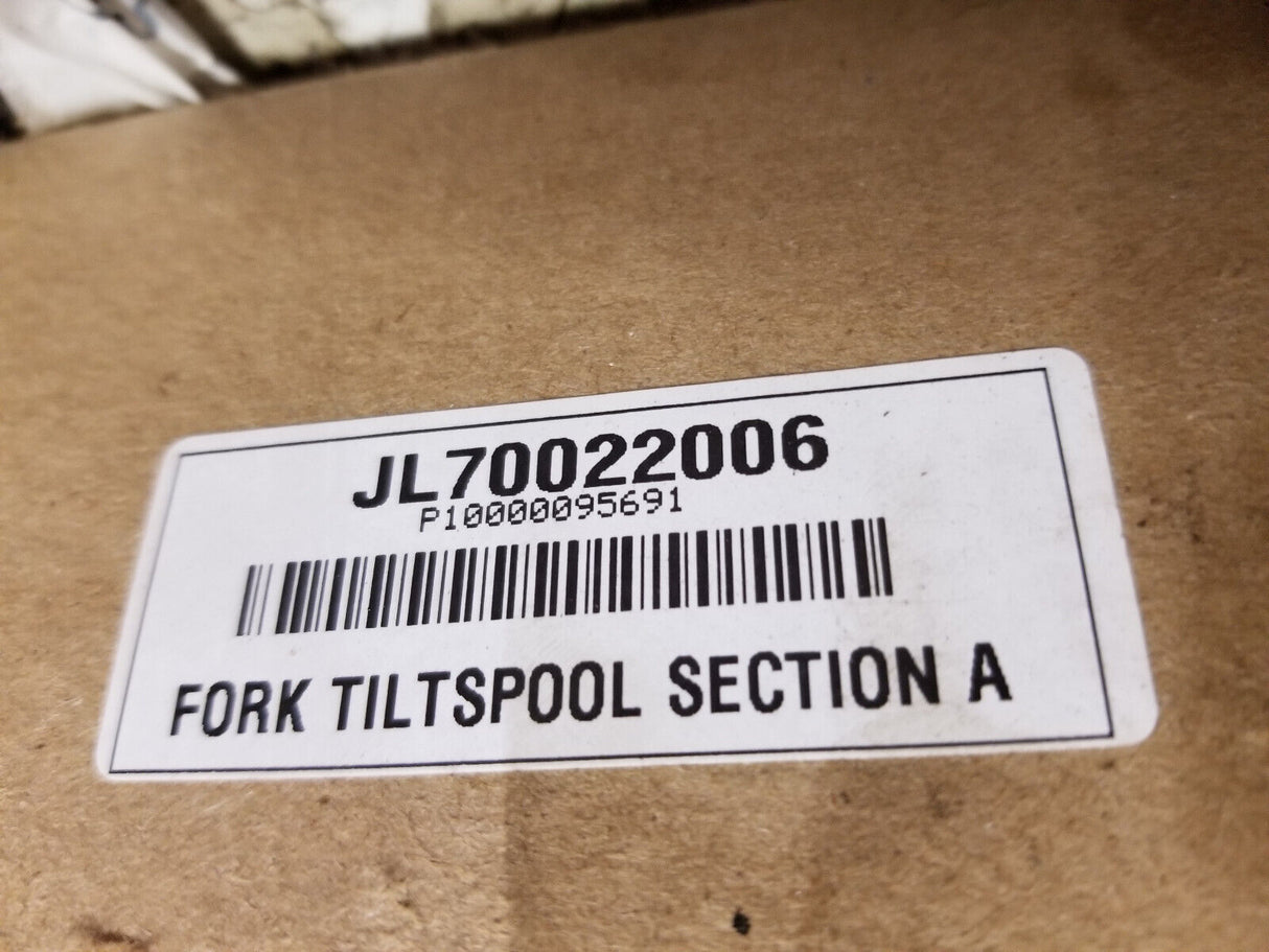 JL70022006 70022006 JLG FORK TILT SPOOL SECTION A NOTE THAT ACTUAL SPOOL MISSING