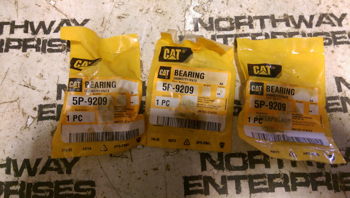 5P-9209 CATERPILLAR BEARING 5P9209 LOT OF 3 PC