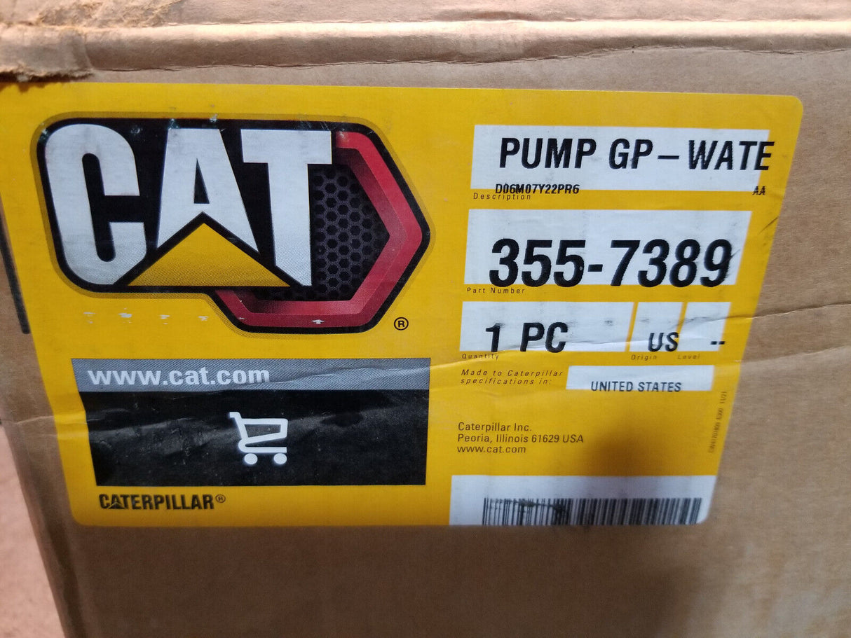 355-7389 OEM CATERPILLAR Water Pump with Impeller 3557389