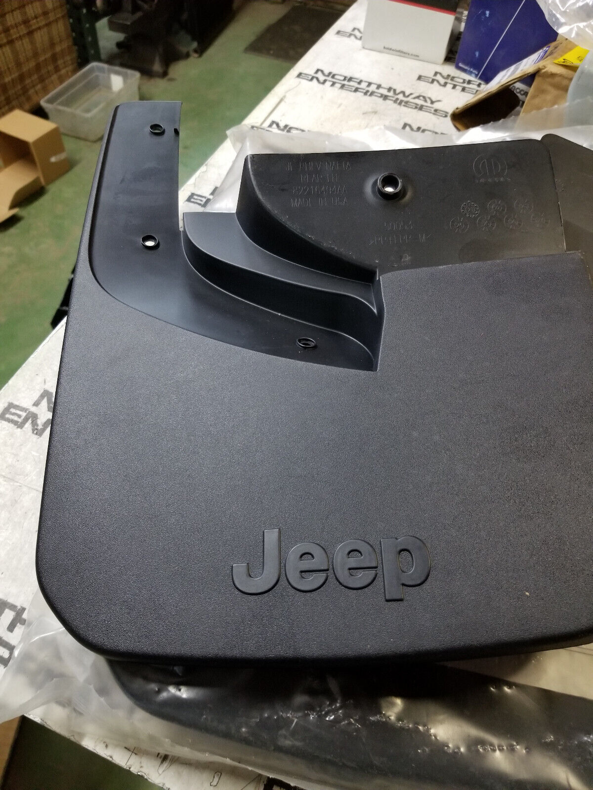 21-23 WRANGLER JL PHEV SPORT & SAHARA SPLASH GUARDS REAR OEM MOPAR 82216494AA