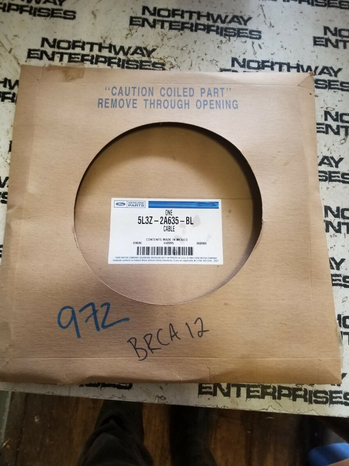 Genuine Ford Parking Brake Cable 5L3Z-2A635-BL