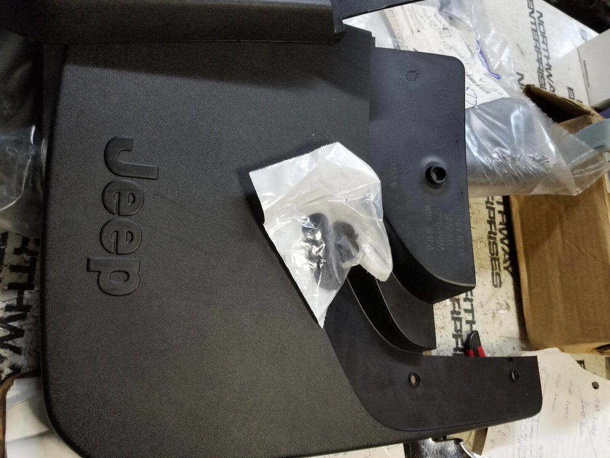 21-23 WRANGLER JL PHEV SPORT & SAHARA SPLASH GUARDS REAR OEM MOPAR 82216494AA