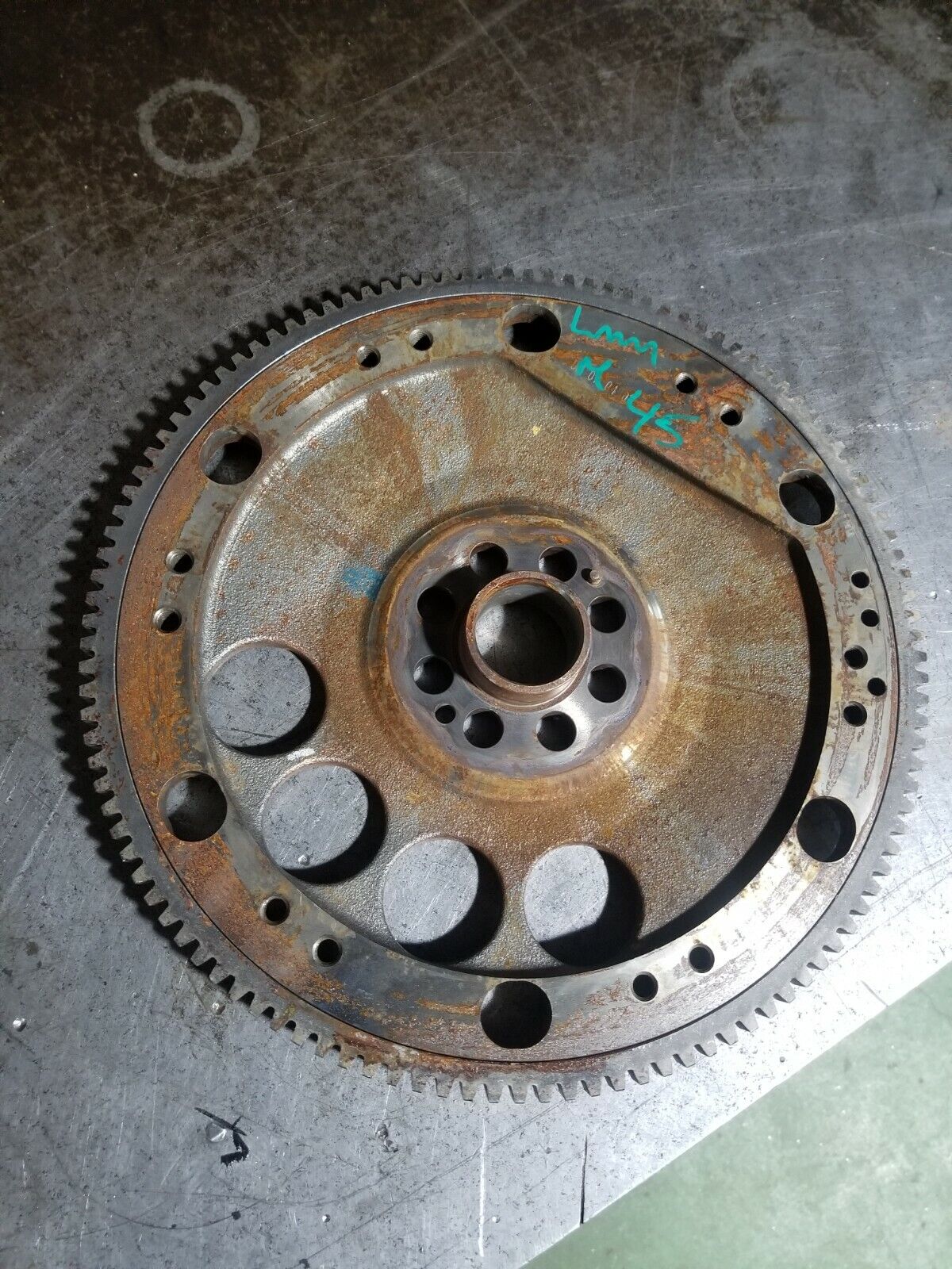 06-10 Duramax LBZ LMM FLYWHEEL Allison Flexplate Flywheel Ring Gear 97372295 45