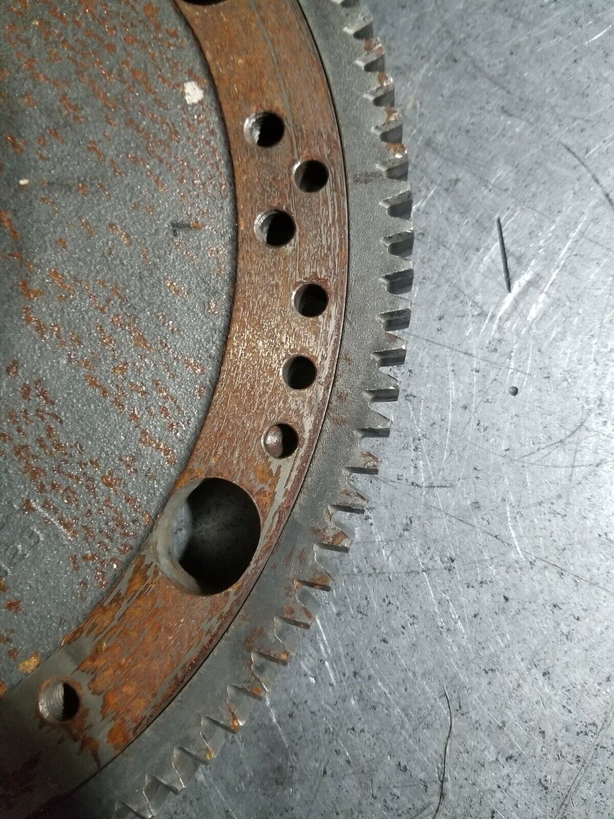 06-10 Duramax LBZ LMM FLYWHEEL Allison Flexplate Flywheel Ring Gear 97372295 45