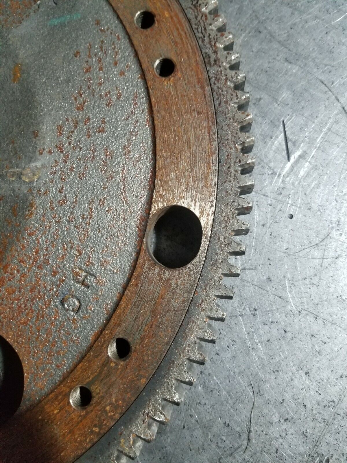 06-10 Duramax LBZ LMM FLYWHEEL Allison Flexplate Flywheel Ring Gear 97372295 45