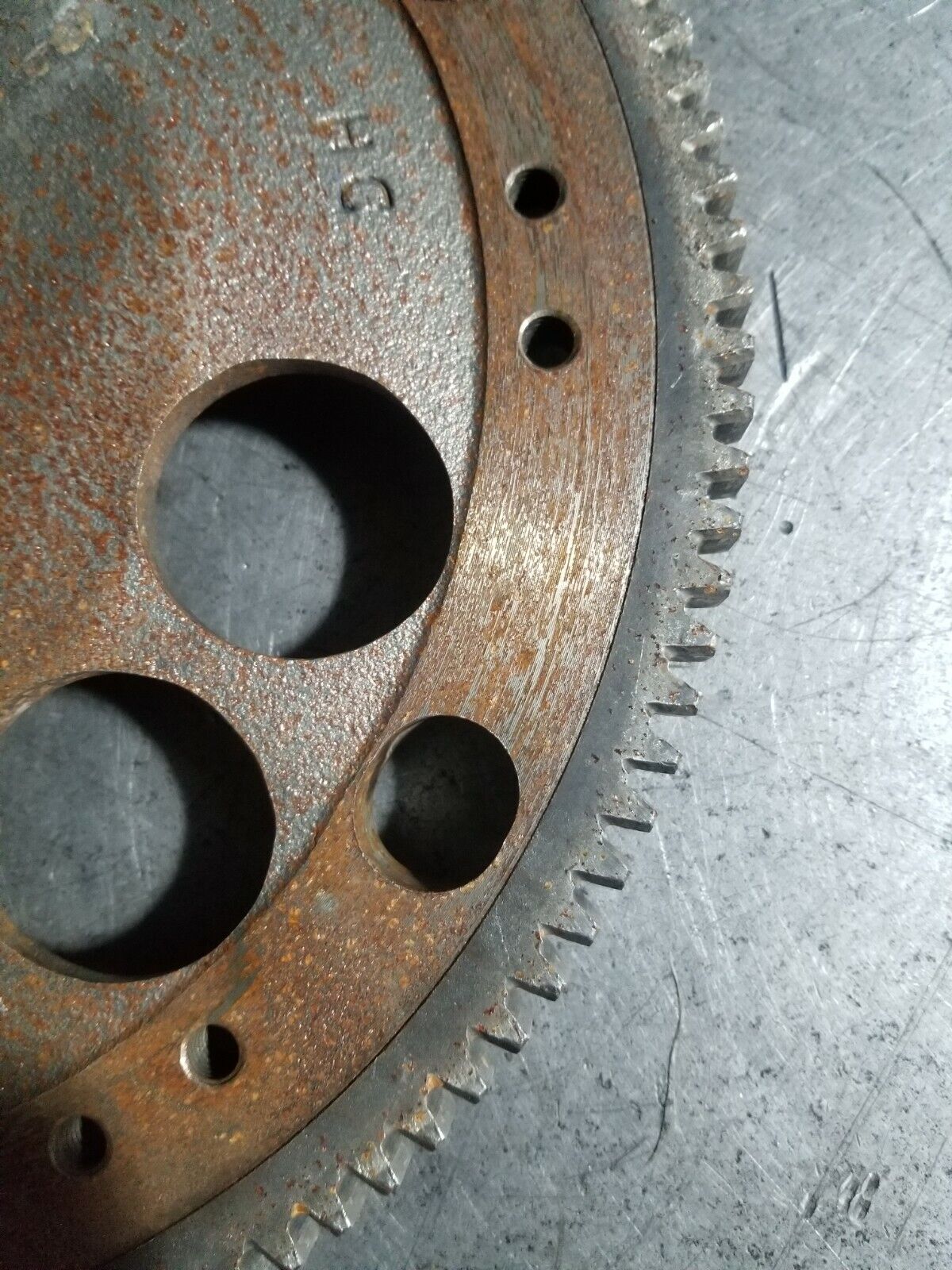 06-10 Duramax LBZ LMM FLYWHEEL Allison Flexplate Flywheel Ring Gear 97372295 45