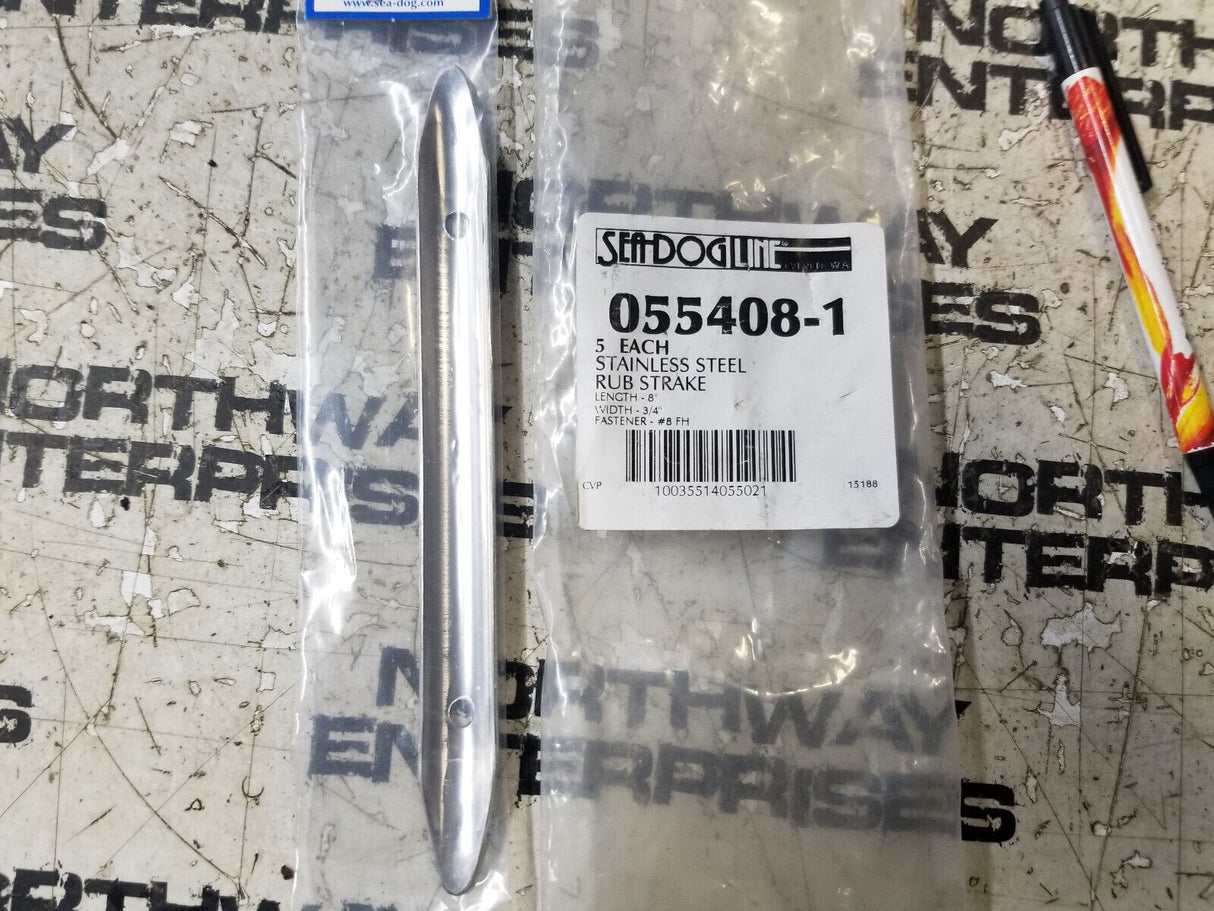 Sea-Dog 055408-1 Stainless Rub Strake 8" SeaDog
