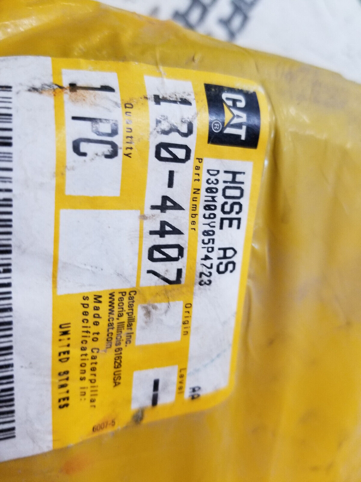 CATERPILLAR HOSE 130-4407 1304407