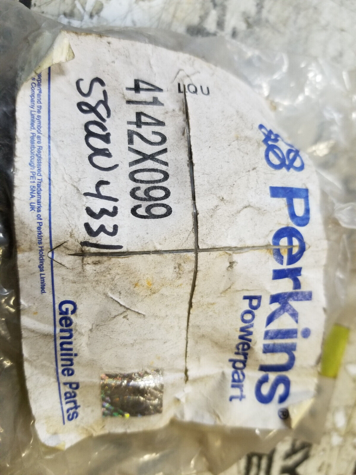 4142X099 PERKINS OIL CAP FILLER CAP