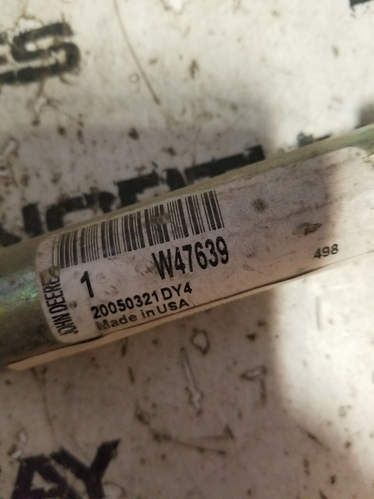 W47639 JOHN DEERE PIN