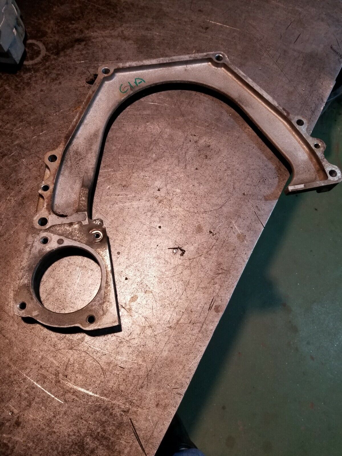 1818265c1-A F250 F350 1999-2002 7.3 IDI Engine to Transmission adapter spacer