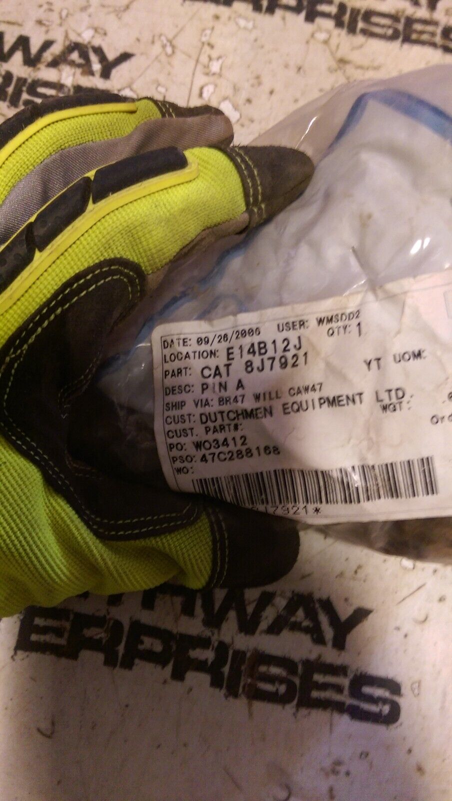 CATERPILLAR 8J-7921: Linkage Pin 8J7921