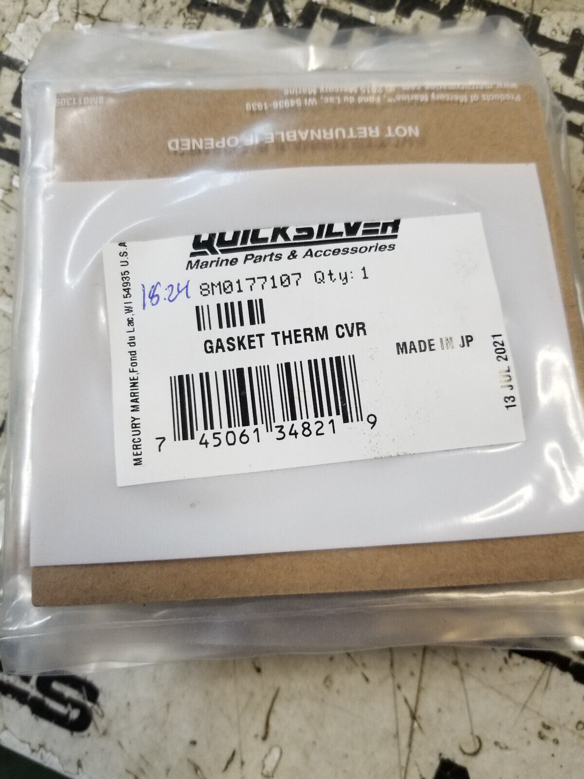 27-8M0177107 Thermostat Gasket