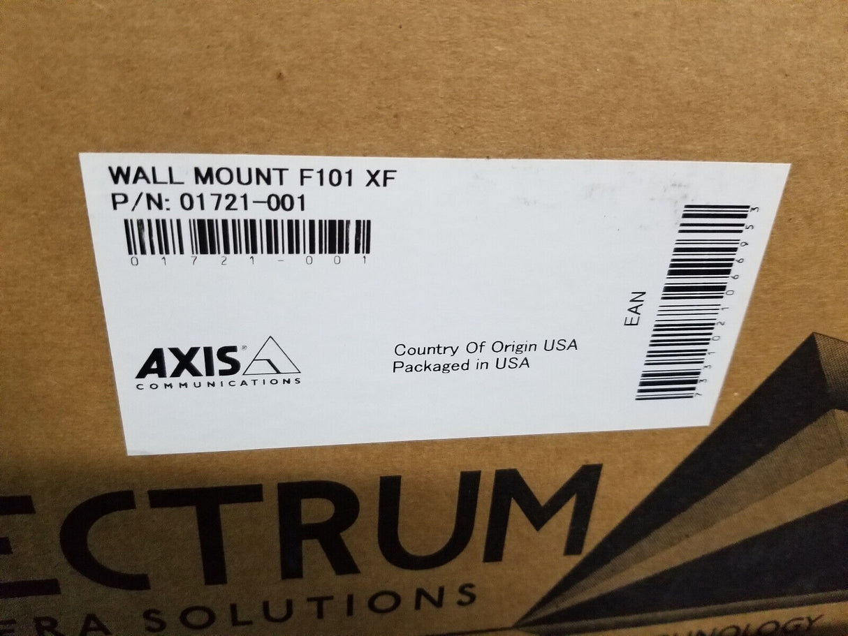 01721-001 Axis Wall Mount F101 XF For explosion-protected F101 fixed cameras