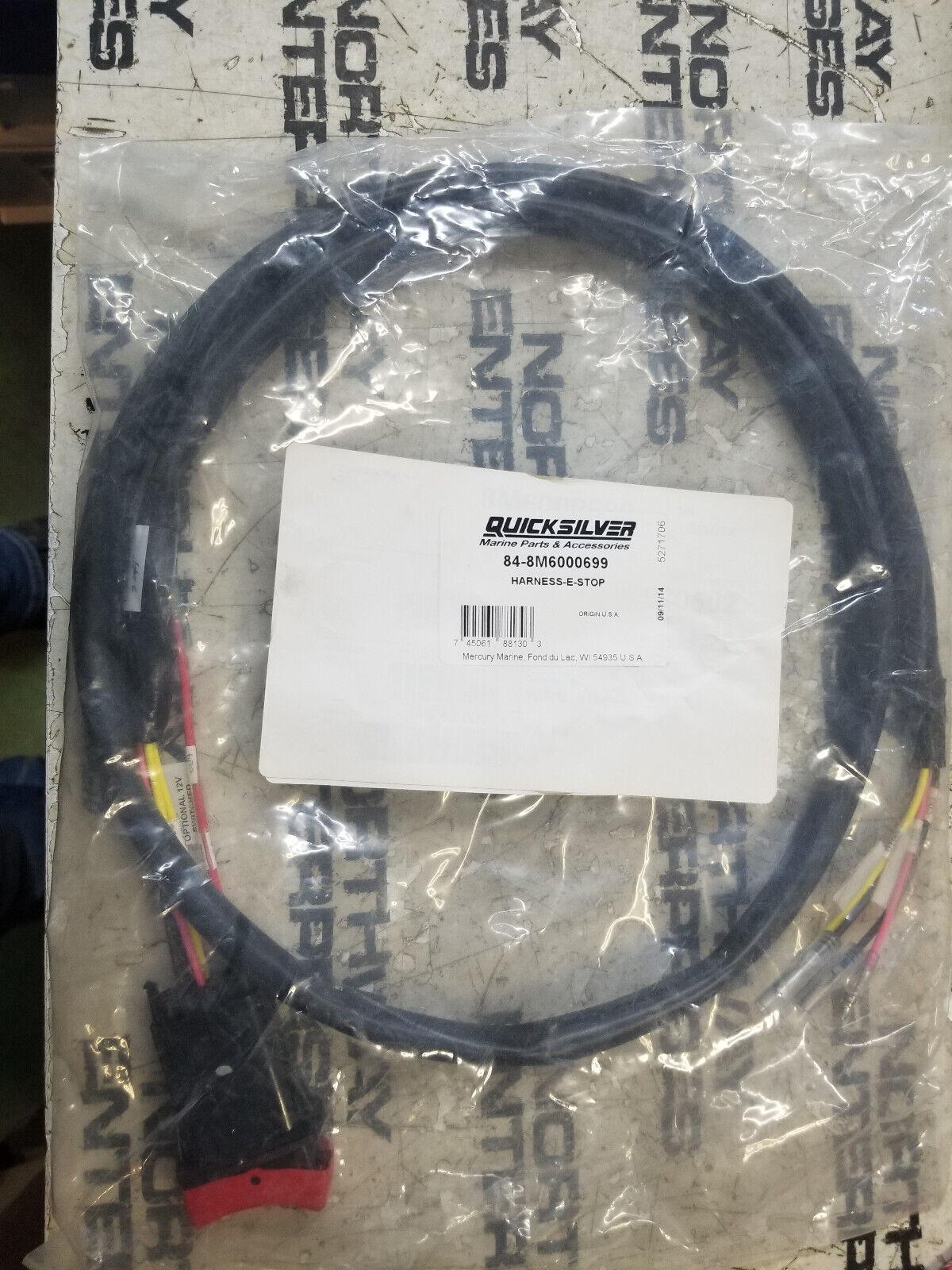 Mercury-Mercruiser 84-8M6000699 HARNESS E-Stop