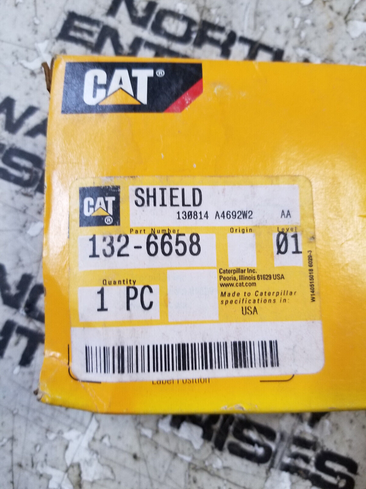 CATERPILLAR SHIELD 132-6658 1326658