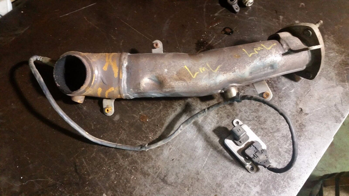 11+ 2011 6.6l 6.6 Turbo Downpipe LML Duramax Diesel 12643610 12642310