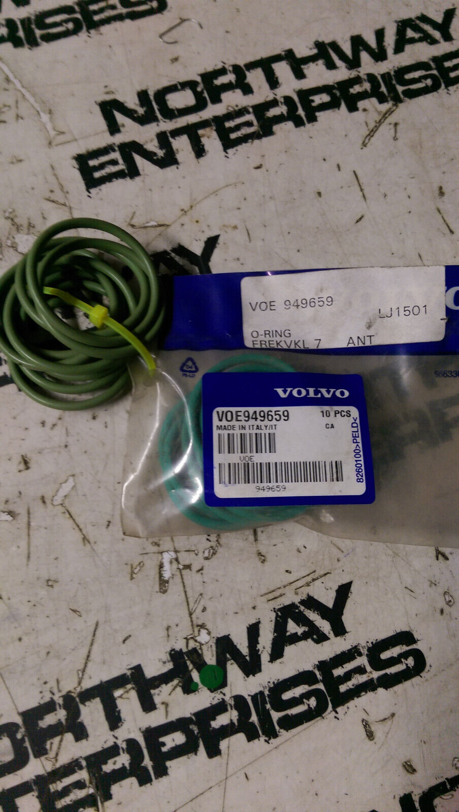 LOT OF 17 ORINGS - VOLVO VOE949659 949659