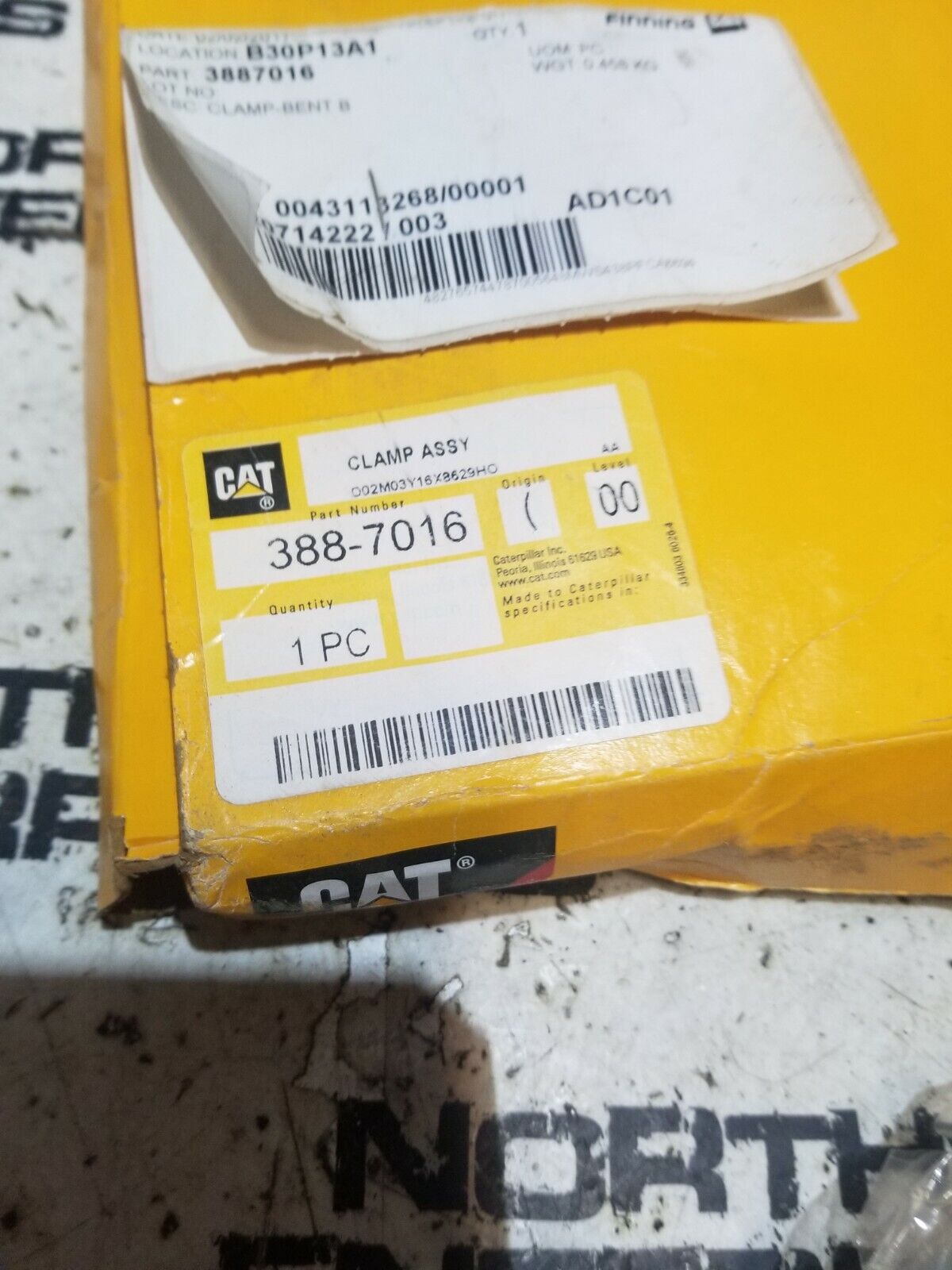 OEM Caterpillar 388-7016 3887016 CLAMP