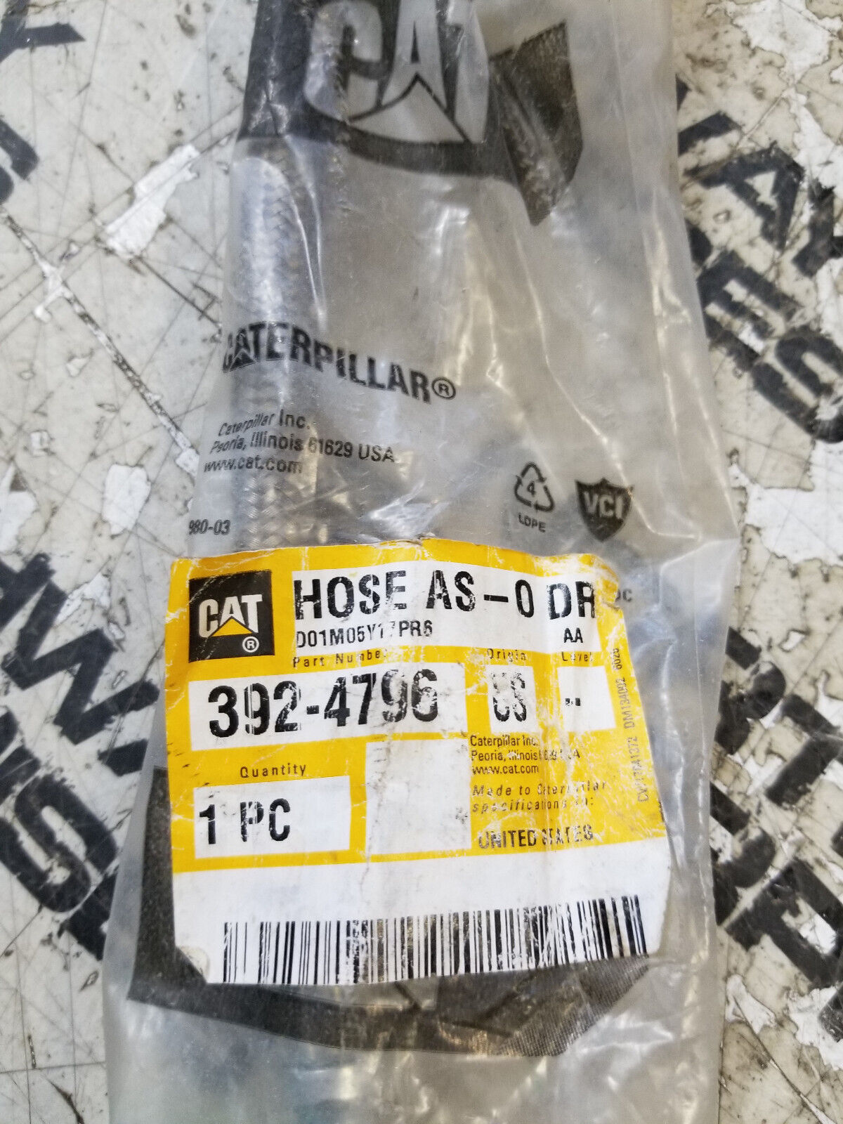 CAT 392-4796 Hose Assembly 3924796