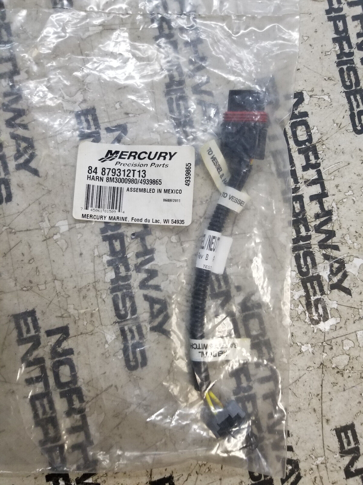 Mercury / Quicksilver HARNESS-NEUTRAL 84-879312T13 4939865