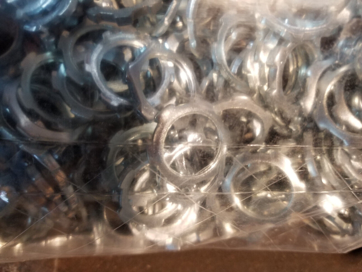 LOT OF 3.6LBS - ROUGHLY (250-300PC) 1/2" STEEL LOCKNUTS