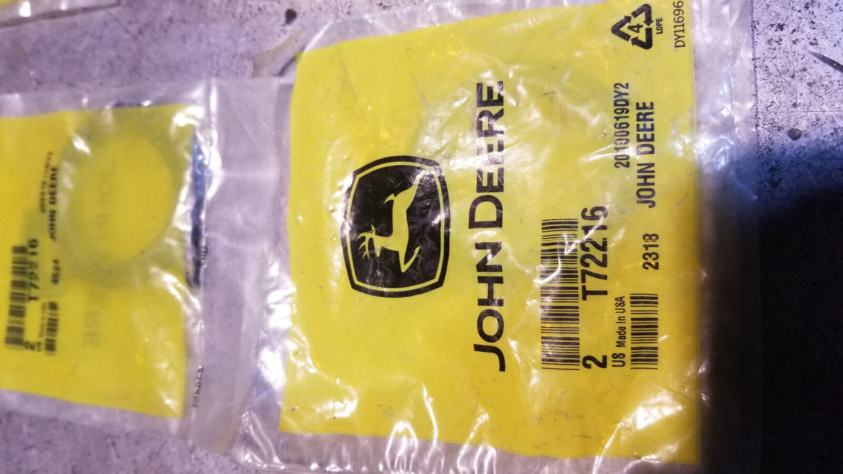 T72216 JOHN DEERE ORINGS 8 BAGS OF 2 O-RINGS ALL 8 BAGS FOR ONE PRICE