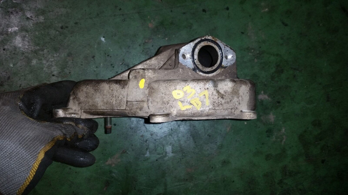 01 02 03 04 2003 GMC SIERRA 6.6 DURAMAX LB7 WATER PUMP HOUSING 97228188