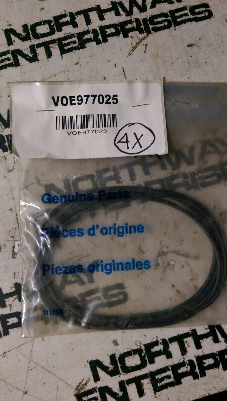 LOT OF 4 ORINGS - VOE977025 VOLVO 977025