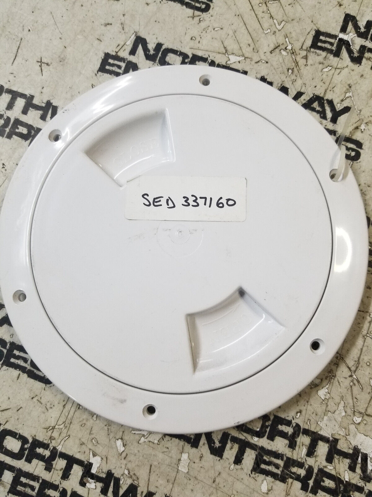 Sea-Dog 6" Screw-In Deck Plate #337160-1 337160