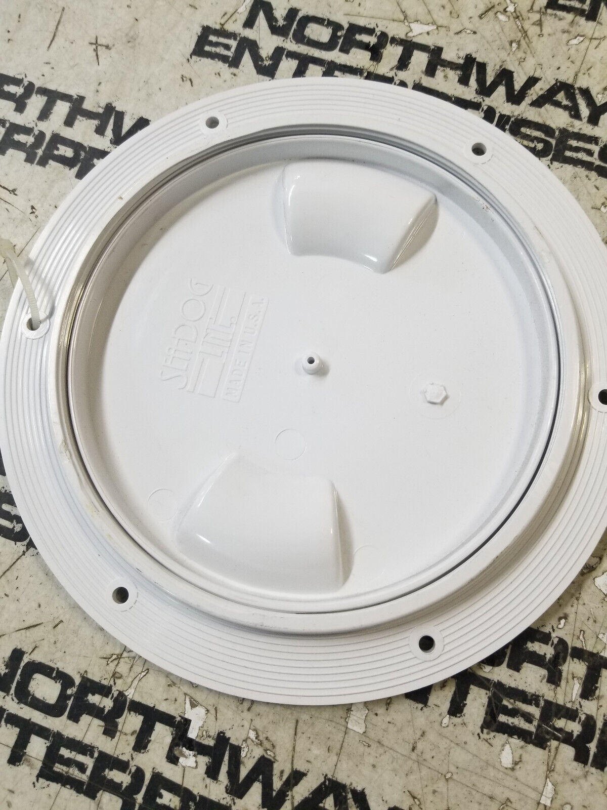 Sea-Dog 6" Screw-In Deck Plate #337160-1 337160