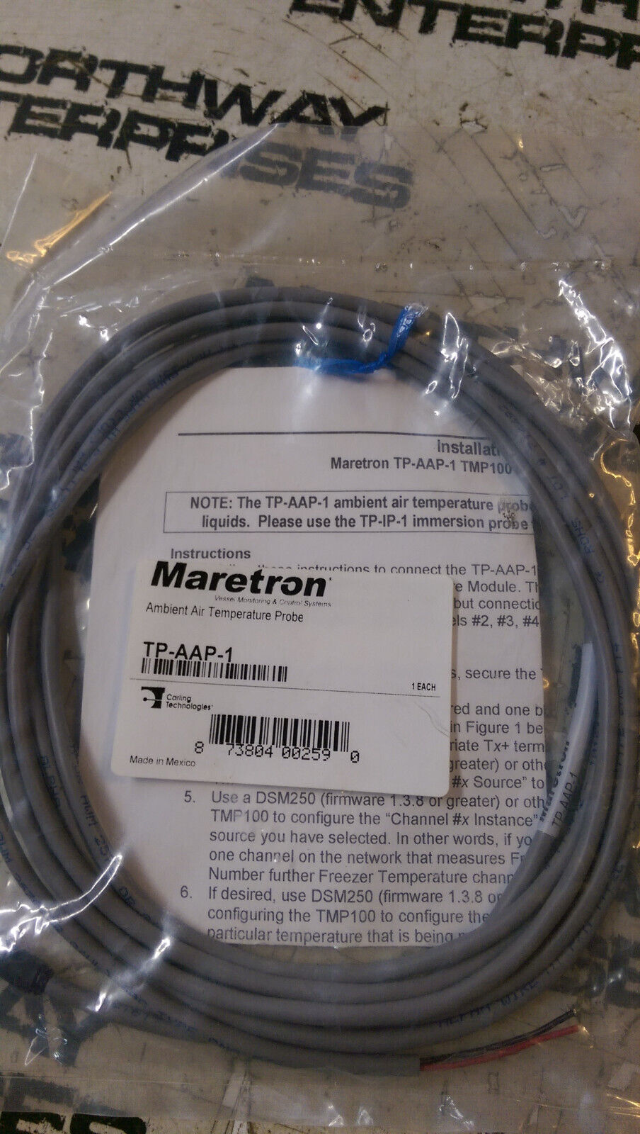 Maretron Ambient Air Temp Probe TP-AAP-1
