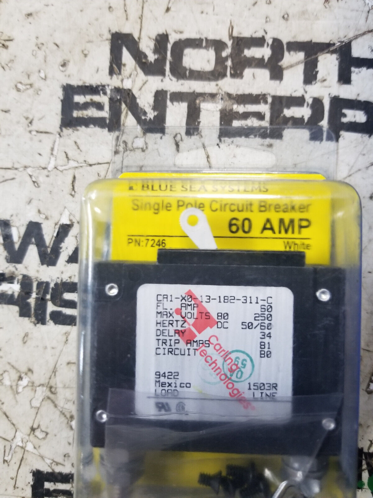 Blue Sea 7246 C-Series Toggle Single Pole - 60A