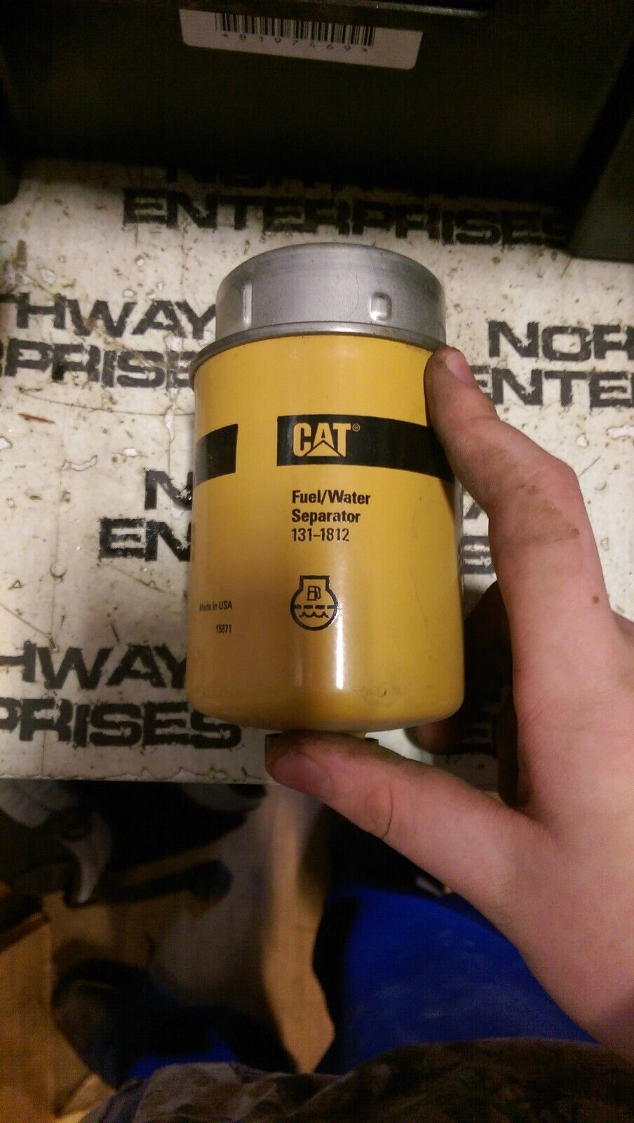 Genuine Caterpillar CAT 131-1812 Fuel/Water Separator 1311812